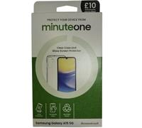 Minute One Clear Case and Glass Screen Protector Bundle Brand New - Clear - Galaxy A15 5g