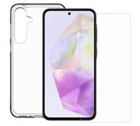 Minute One Clear Case and Glass Screen Protector Bundle Brand New - Clear - Galaxy A25 5g