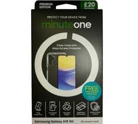 Minute One Premium Clear Case and Glass Screen Protector & Applicator Kit Bundle Brand New - Clear - Galaxy A15 5g