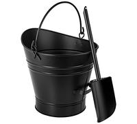 Minuteman International Scoop Coal Hod Pellet Bucket, Black