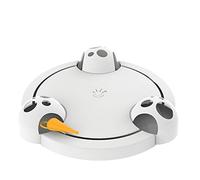 Minve Cat Toys, Cat Interactive Roating Pounce Hide Seek Mouse Teaser Hunting Scratch Board Electric Amusement Plate