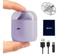 MinVix® Bobble Remover for Clothes, Portable Rechargeable Lint Remover, Electric Fabric Shaver, Debobbler Clothes Shaver, Fuzz/Fluff/Pilling Defuzzer Defluffer for Wool Jumper, Knitwear, Sweaters,Sofa