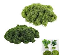 MINWEGI Fake Moss,Artificial Moss, Fake Mixed Green Lichen Plants for Crafting,Home, Garden, Landscaping, Floristry, Model Making, Arts and Crafts (100g)
