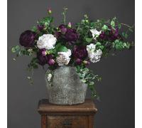 minx ceramic decorative vase in aged stone