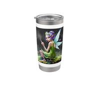 Minx Fairy Middle Finger Cottage core SciFi Magic Spell Evil Stainless Steel Insulated Tumbler