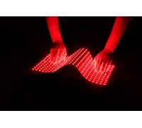 Minxue - 4 sheets soft LED backlight 45W RGB flexible backlit panel cuttable each piece 19" x 9.5" for translucent countertop