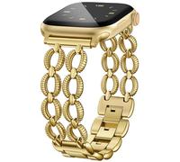 Minyee Compatible with Apple Watch Band 42/44/45/46/49mm Women, Stainless Steel Pretty Double Chain Twisted Designer Strap Gold Luxury link Bracelet for iWatch Series 10 9 Ultra SE 8 7 6 5 4 3 2 1