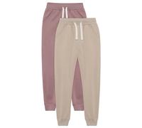 Minymo - Kid's Basic 37 Sweat Pants (2-Pack) - Tracksuit trousers size 134, sand