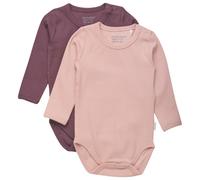 Minymo - Kid's Body L/S (2-Pack) - Everyday base layer size 56, pink