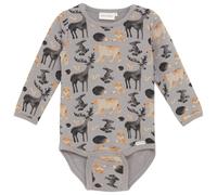 Minymo - Kid's Body L/S AOP Sweat - Everyday base layer size 62, grey