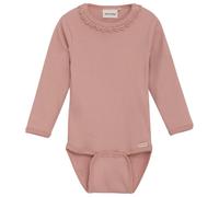 Minymo - Kid's Body L/S Rib - Everyday base layer size 56, pink