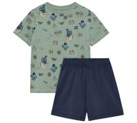 Minymo - Kid's Nightset S/S AOP 134261 - Everyday base layer size 104, blue