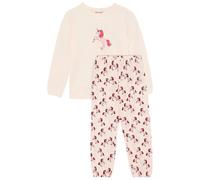 Minymo - Kid's Pyjamas L/S Set AOP 124271 - Everyday base layer size 92, white