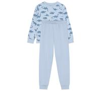 Minymo - Kid's Pyjamas L/S Set AOP 134258 - Everyday base layer size 122, blue