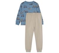 Minymo - Kid's Pyjamas L/S Set AOP 134262 - Everyday base layer size 116, grey