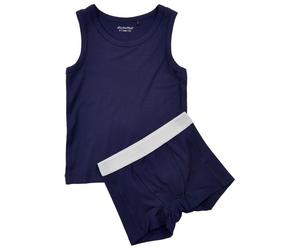 Minymo - Kid's Underwear Set No. 4876 - Everyday base layer size 80, blue