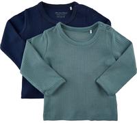Minymo Kinder Longsleeve (2er Pack) Goblin Blue