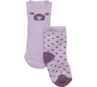 Minymo Kinder Socke Baby Sock (2er Pack) Lavender Frost