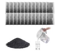 MINZHI Pack of 60 Carbon Filters for Water Distiller, Activated Carbon Water Filter, Distilling Filter, Activated Carbon Distiller, Water Filter Cartridges, Activated Carbon Filter for Water Distiller