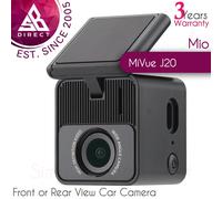 Mio MiVue J20 Front or Rear View Car Camera│1080p Full HD Video Recording│120°