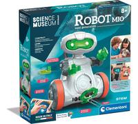 Clementoni- Robot Science Museum Mio: Programmable Interactive Robot STEM Building Set (8+ Years)
