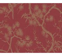 Mio Tokyo Metropolitan Stories Red Tree Metallic Gold Print Vinyl