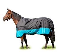 Mio Turnout Lite Weight Black/Turquoise 57/4ft 9