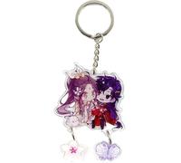 Mioaoa 1Pc Tian Guan Ci Fu Acrylic Keychain Car Cute Anime Heaven Officials Blessing Key Chain Women Pendant Key Holder Charm Decoration Accessories