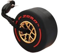 Mioaoa F1 Racing Tire Key Chain Interior Accessories,Wheel Tyre Auto KeychainInterior Accessories,Mini Cute Tire Keyring,Soft Rubber,Corers and Pitters,Interior