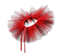 MioCloth Victorian Retro Mesh Neck Ruff Ruffle Collar Colorful Clown Meck Costume Accessories Women Men