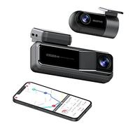 Miofive Dash Cam Front and Rear, 4K+2K Dual Dash Camera for Cars with 5G Wifi, GPS, 3840 UHD Recorder, Built-In 128G eMMC Storage, Night Vision, Motion Detection, G Sensor Powered by Super Capacitor