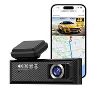 Miofive Mini S 4K HDR Dash Cam Front, Wi-Fi 6 Car Camera with GPS & Bluetooth, Super Night Vision, 24/7 Parking Mode, Loop Recording, Speed Camera Alerts(UK), Supports Up to 512GB.