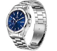 MioHHR Metal Band Compatible with Google Pixel Watch, Stainless Steel Case with Strap for Pixel Watch 2022, Men Women, silver, Google Pixel 3 41mm/Pixel 2(2023)//Pixel 1(2022)