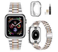 MioHHR Stainless Steel Straps Compatible with Apple Watch Strap 46mm