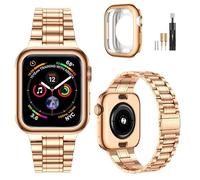 MioHHR Stainless Steel Straps Compatible with Apple Watch Strap 46mm