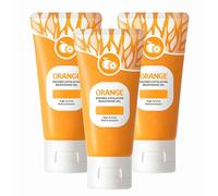 MIOKUKO Orange Exfoliating Gel, Orange Exfoliating Whitening Gel Scrub Face Body Skin, Brightening Exfoliating Peeling Gel, Moisturising Exfoliator for All Skin (3PCS)
