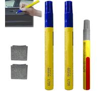 MIOKUKO Semphasize Car Paint Pen, Semphasize Car Marker, Car Touch Up Paint Fill Paint Pen, All Cars Magic Pen for Car Scratches (Black)
