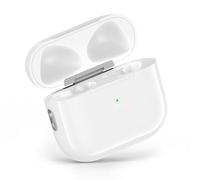 MIOLLYBO Replacement Wireless Charging Case for AirPods 3rd Generation, Compatible with AirPods 3rd Gen with Bluetooth Pairing, Sync Button & Type-C Port, White (Earbuds Not Included)