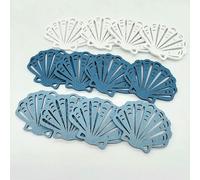 MIONGKI Mum birthday gifts Wooden Home Decorations Carving Hollow Shells Scallops Starfish Crafts Summer Ocean Holiday 12pcs