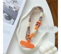 MIONGKI Trendy Mobile Phone Universal Dopamine Color Handmade Strap Outdoors Commute Portable Short Wrist Rope Keychain