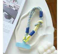 MIONGKI Trendy Mobile Phone Universal Dopamine Color Handmade Strap Outdoors Commute Portable Short Wrist Rope Keychain