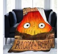 Mioolkt Anime Blanket Cartoon Throw Ultra Soft Flannel Lightweight Throws for Couch Bed Plush Fluffy Microfiber Warm Thermal All Season 50 x 40 Inch
