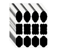 mioosho 120PCS Fancy Shape Paper Label Stickers Adhesive Note for Essential Oil Jars and Homemade Items