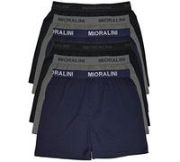 MioRalini 6 Men's Cotton Boxer, Model: 6 Pairs Without Fly OE01, 3X Large (15.5 in)