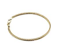 MIORE 9ct Yellow Gold Bracelets for Womens - Fine Solid Gold Chain for Women, Elegant Jewelry, Classic Gold Bracelet with Gift Box