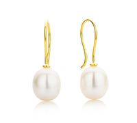 Miore Earrings Women Freshwater Pearls Drop earrings Yellow Gold 18 Kt / 750