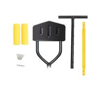 Miosugo Lawn Edger, Lawn Edger, Wide Foot Platform, Corrosion-Protected Lawn Edger for Garden, Lawn Care, Bed (V-shaped)