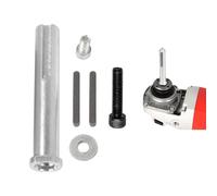 Miosugo M14 Thread Satin Roller for 125 mm Angle Grinder, Grinding Attachment for Angle Grinder, Grinding Attachment for Angle Grinder, Quick Change Rollers, Robust and Durable, Silver