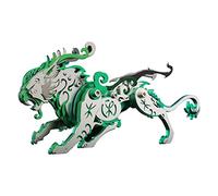 Mious 3D DIY Mini Metal Bian Tiger Model Ancient Chinese Beasts Assembly Kit Toys, Creative Ornament Toy Gift (92PCS)