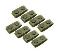 MiOYOOW 1/2/4/6/8/10 Pcs Sport Belt Keeper, Non-Slip Duty Belt Keepers for Various Types of Belts(Black/Green/Khaki)